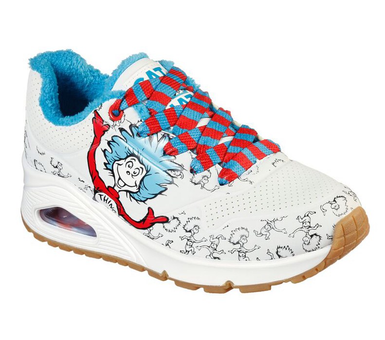 Skechers Flickor Vita/Olika Färger Fritidsskor - Dr. Seuss: Uno - Playtime With Things - Sverige (SR